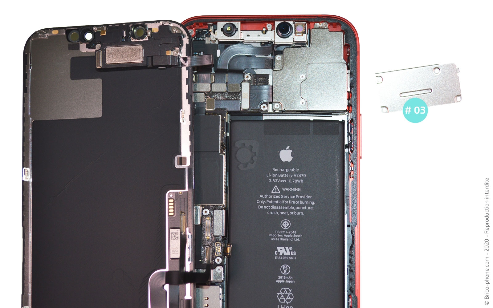 Changement du Taptic Engine sur iPhone 12 photo 3
