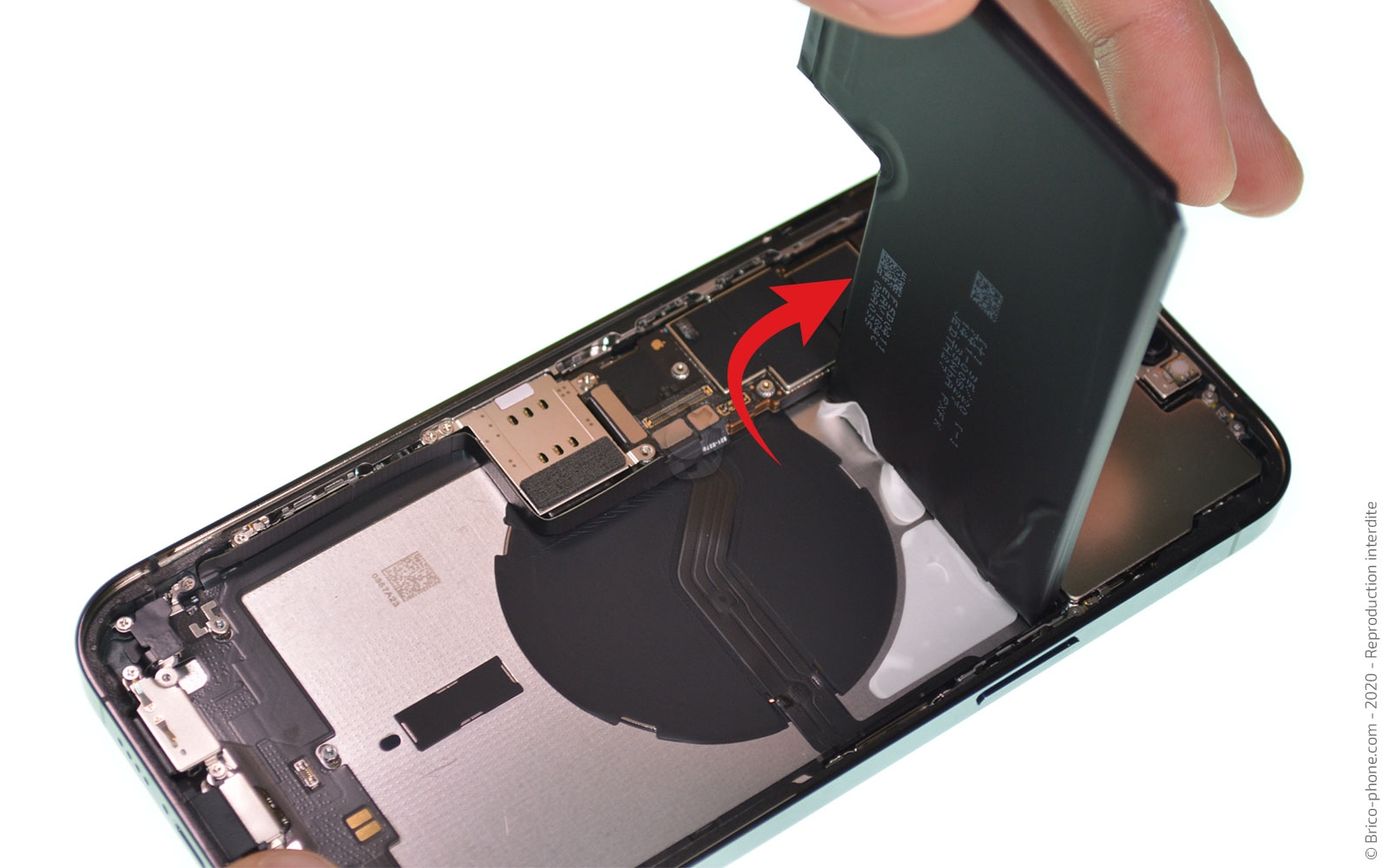 Changement du connecteur de charge sur iPhone 12 Pro Max photo 2