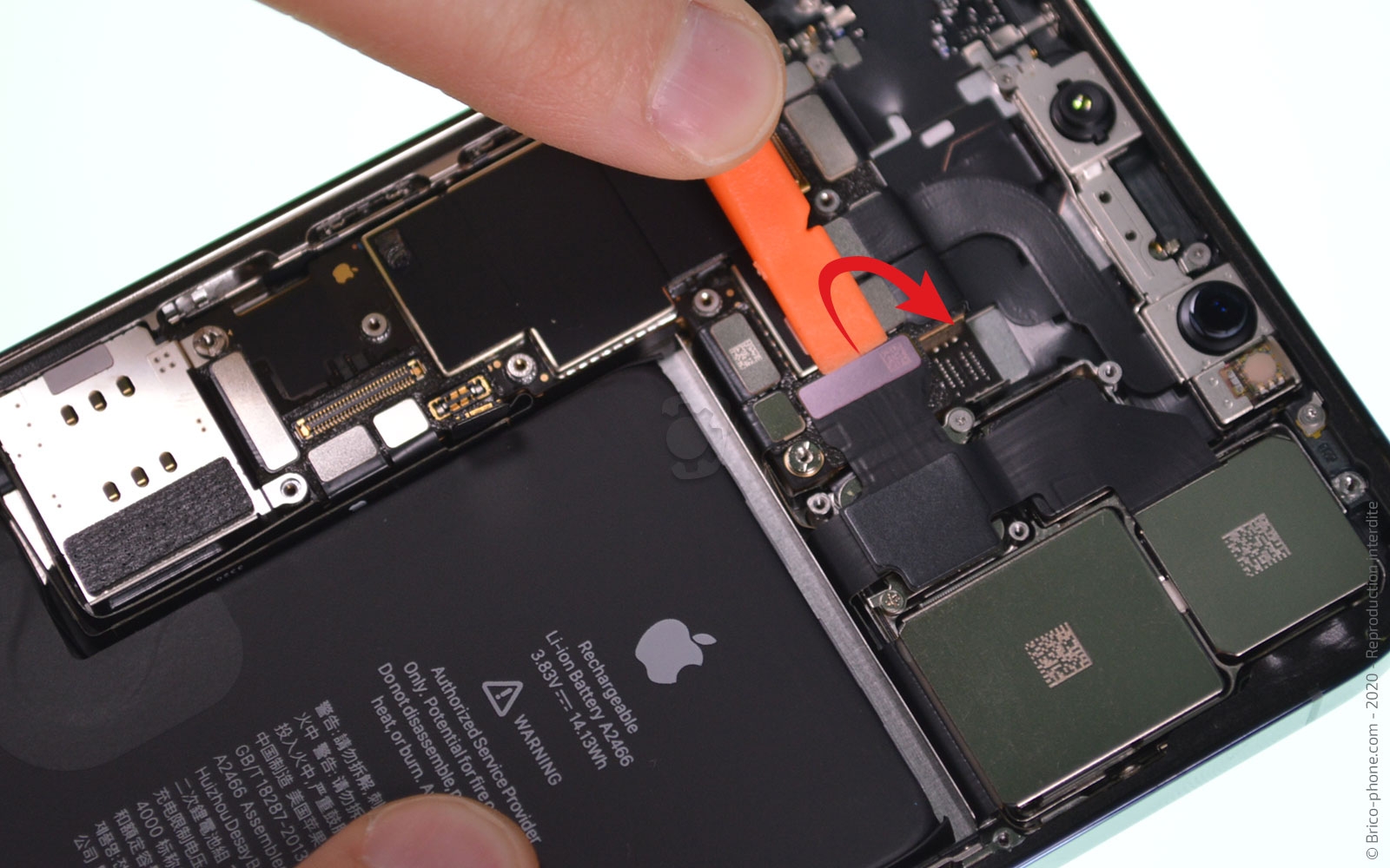 Changement des caméras arrière sur iPhone 12 Pro Max photo 1