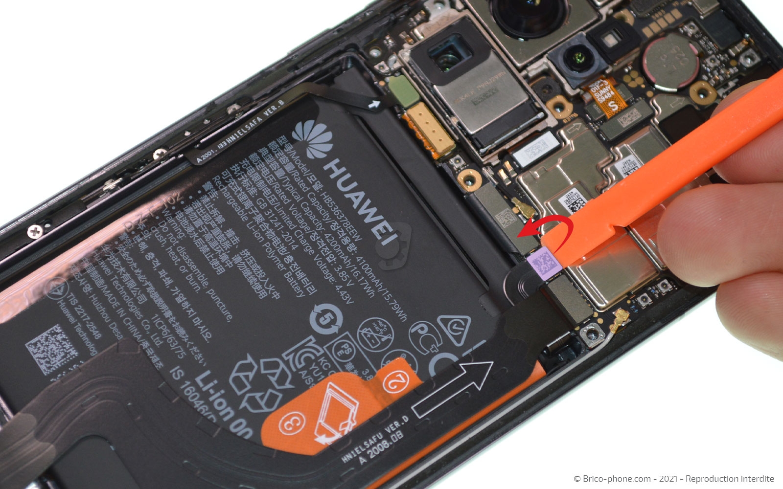 Démontage complet sur P40 Pro photo 1