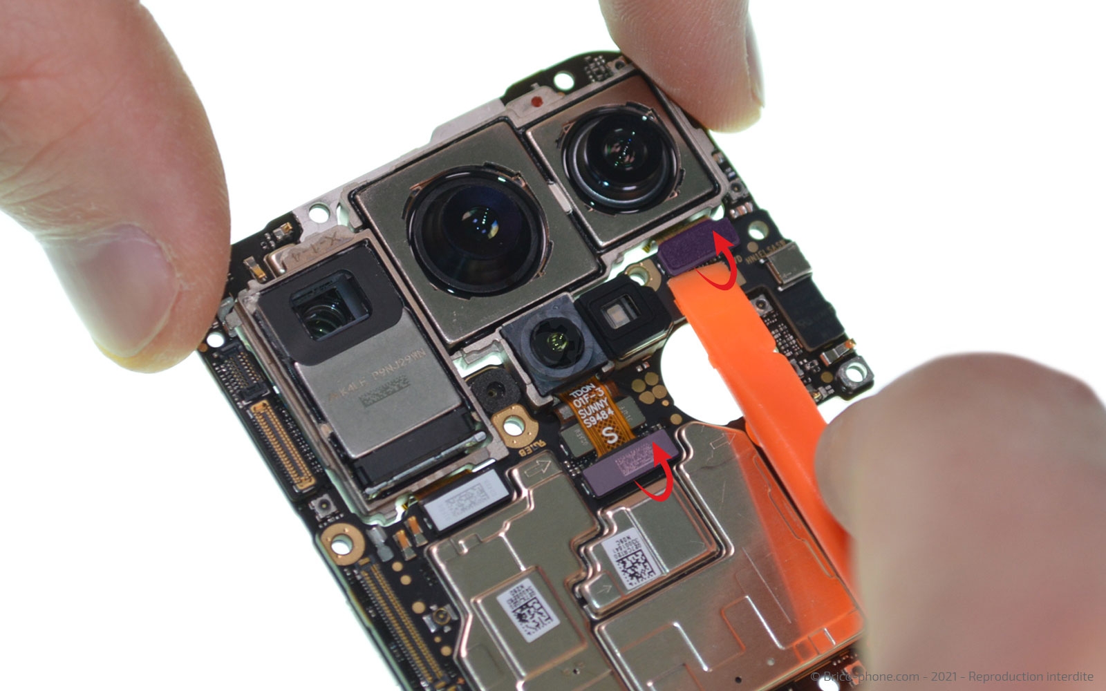 Démontage complet sur P40 Pro photo 1