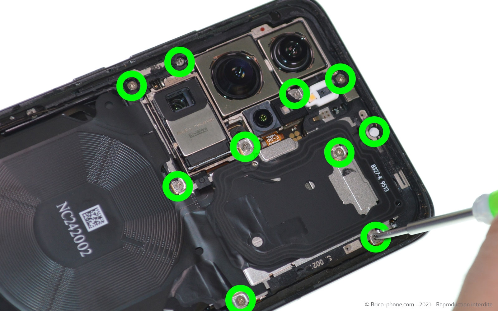 Démontage complet sur P40 Pro photo 1