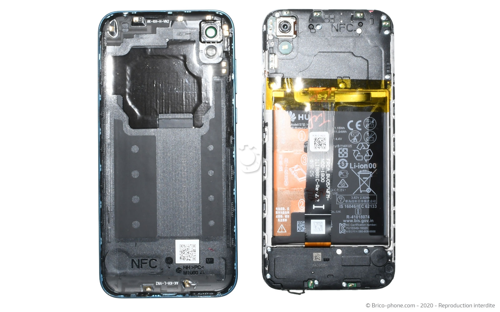 Changement du bloc écran sur Y5 2019 photo 4