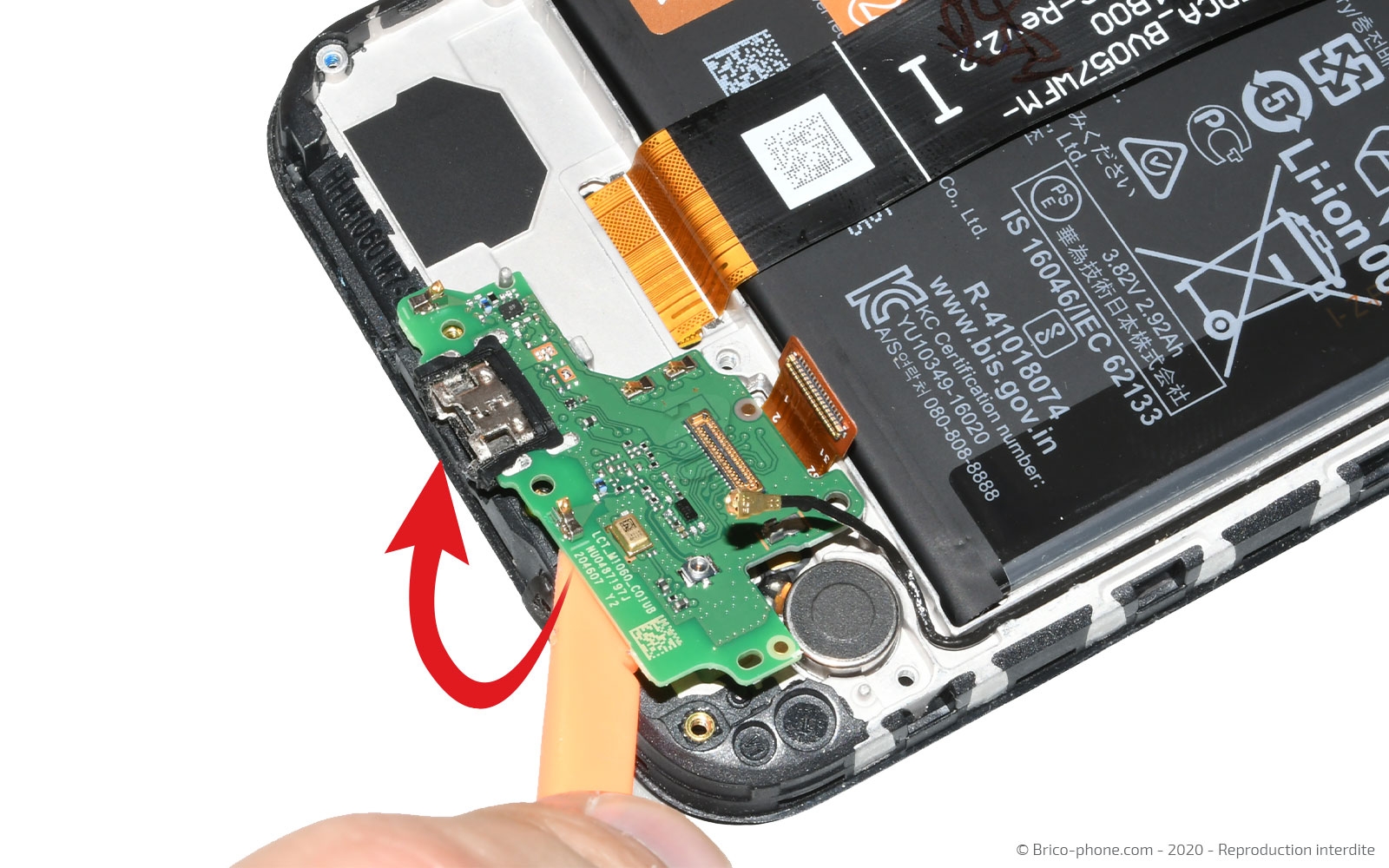 Changement du bloc écran sur Y5 2019 photo 3