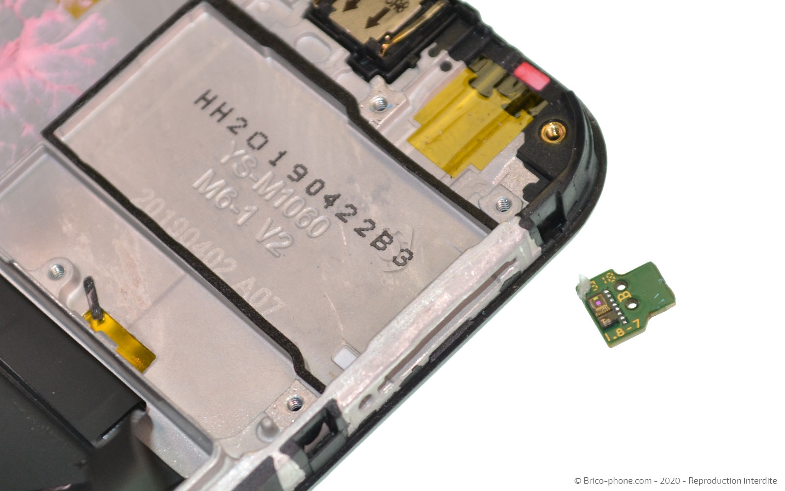 Changement du bloc écran sur Y5 2019 photo 2