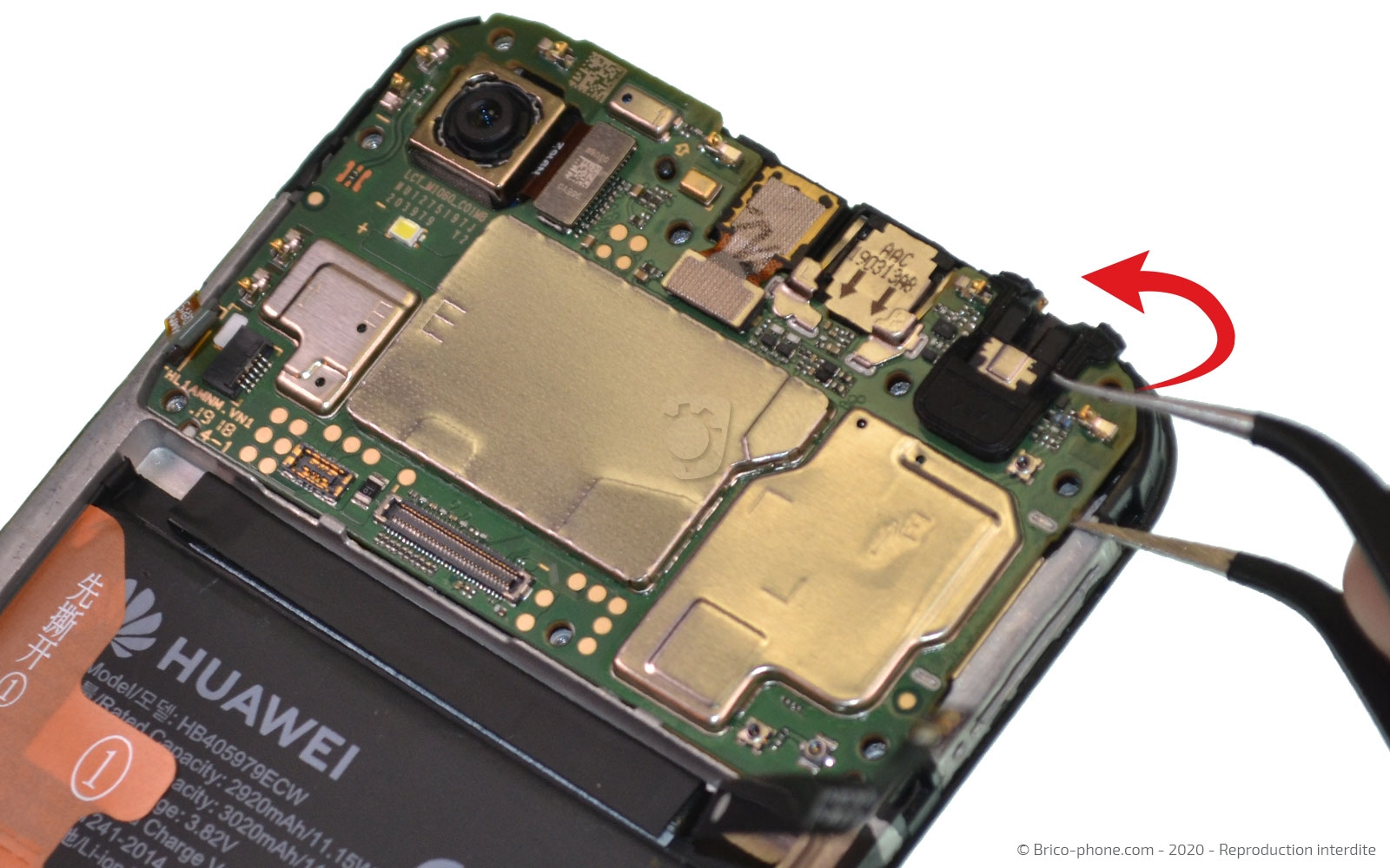 Changement du bloc écran sur Y5 2019 photo 4