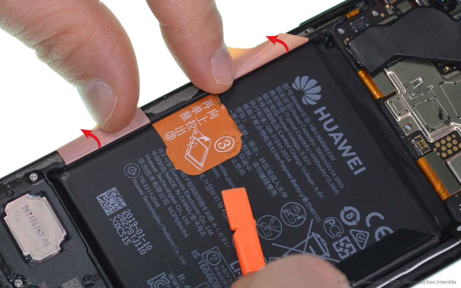 Démontage complet sur Honor View 20 photo 2