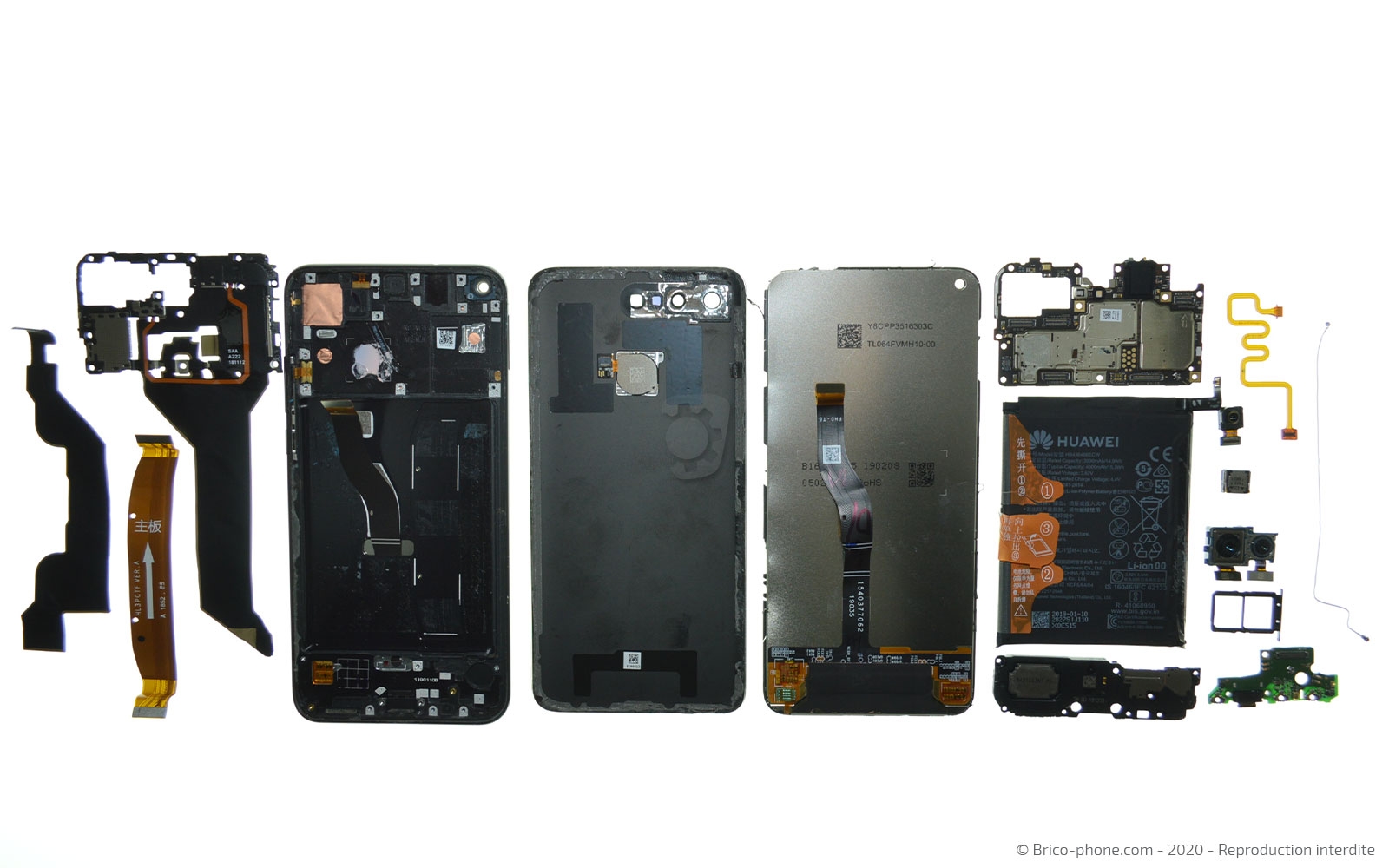 Démontage complet sur Honor View 20 photo 1