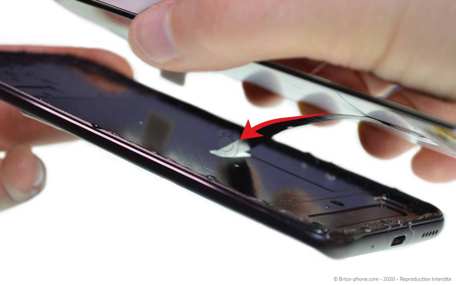 Changement d'écran (vitre + LCD) sur Honor View 20 photo 3