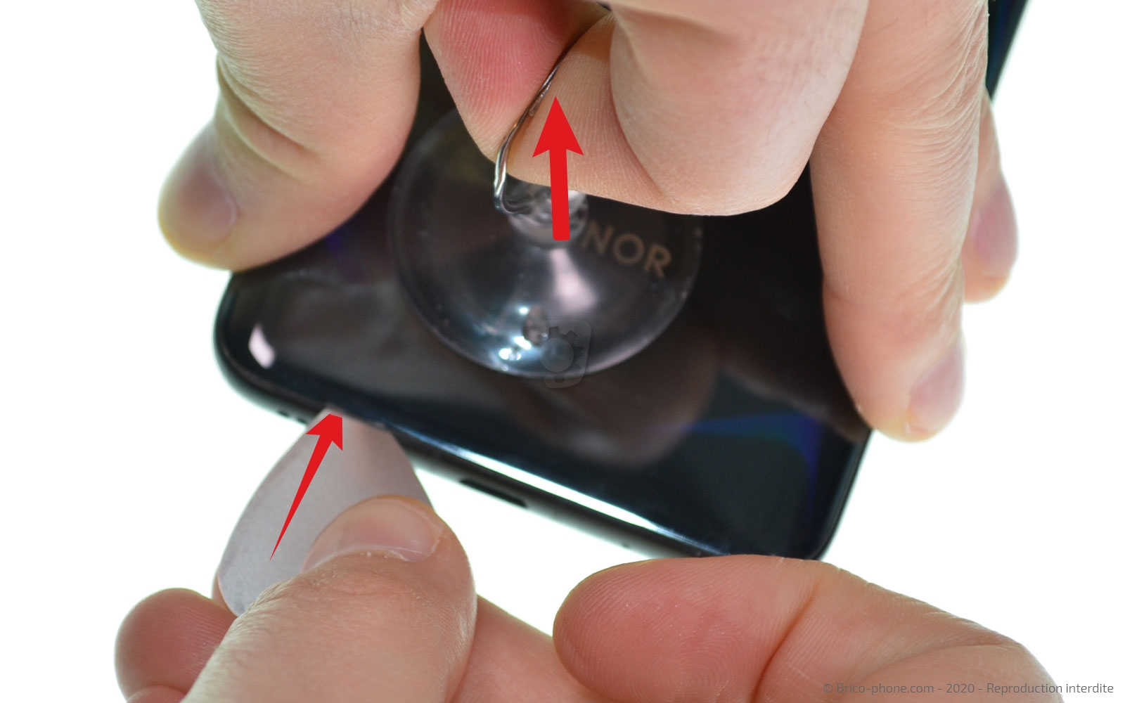 Changement d'écran (vitre + LCD) sur Honor View 20 photo 1