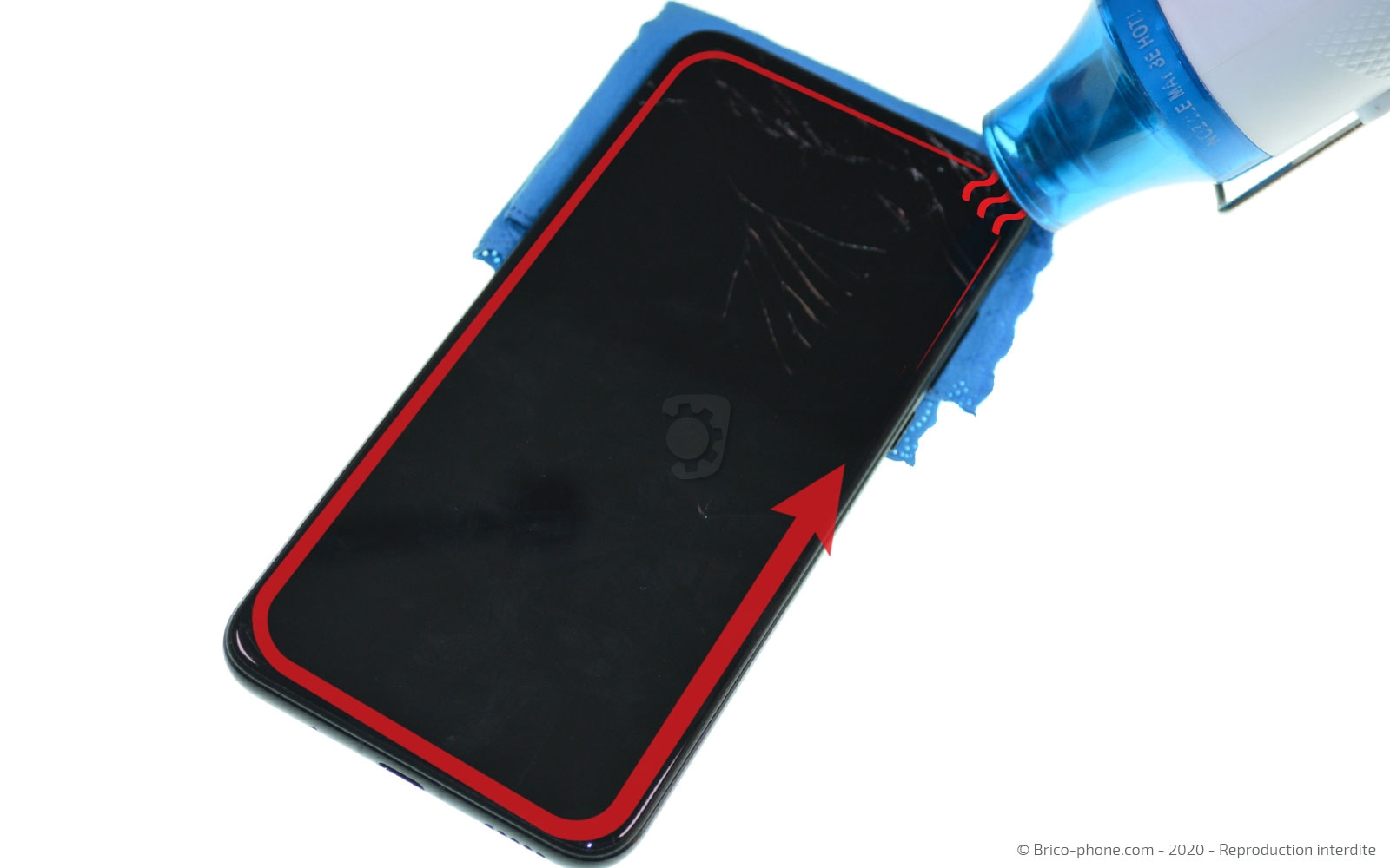 Changement d'écran (vitre + LCD) sur Honor View 20 photo 1