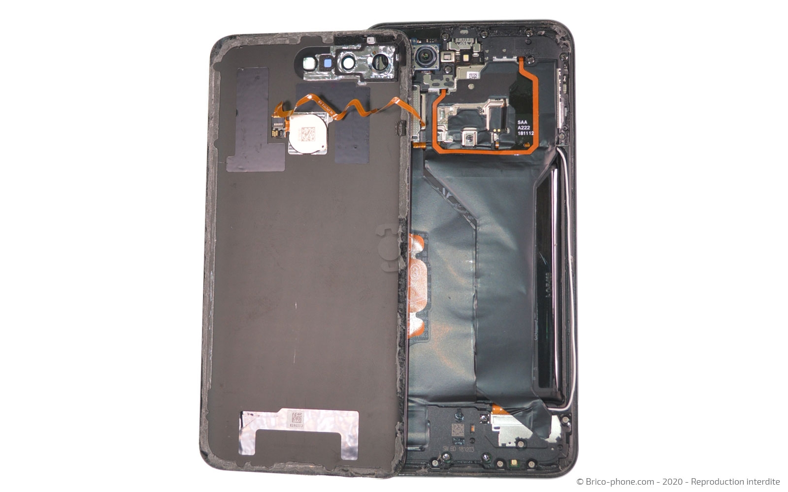 Changement d'écran (vitre + LCD) sur Honor View 20 photo 2