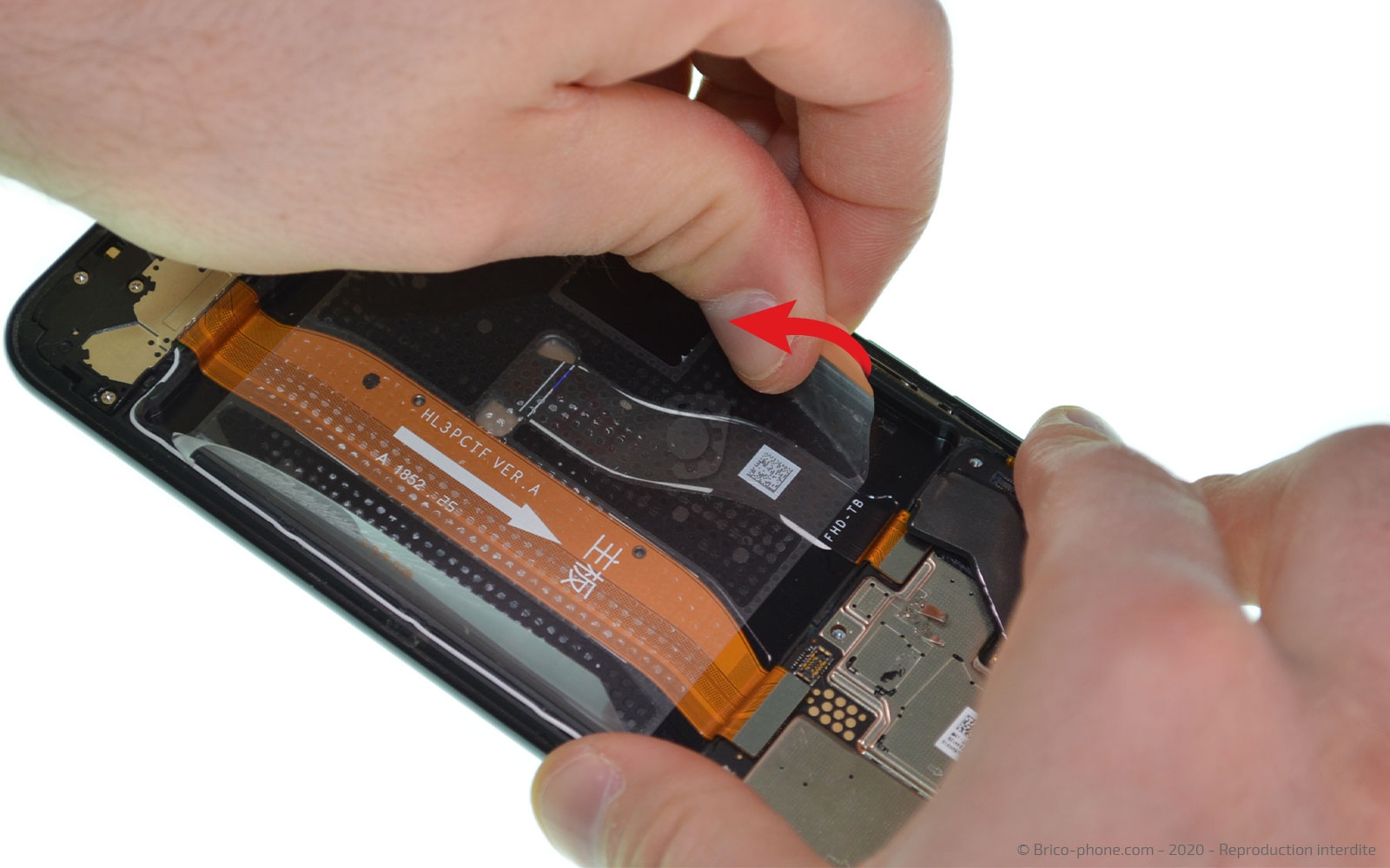 Changement d'écran (vitre + LCD) sur Honor View 20 photo 1