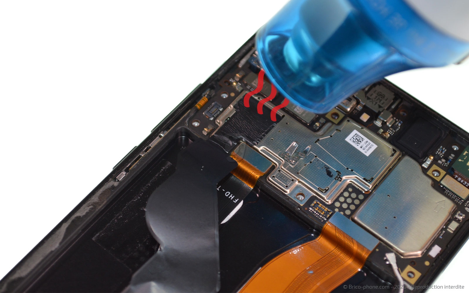 Changement d'écran (vitre + LCD) sur Honor View 20 photo 2