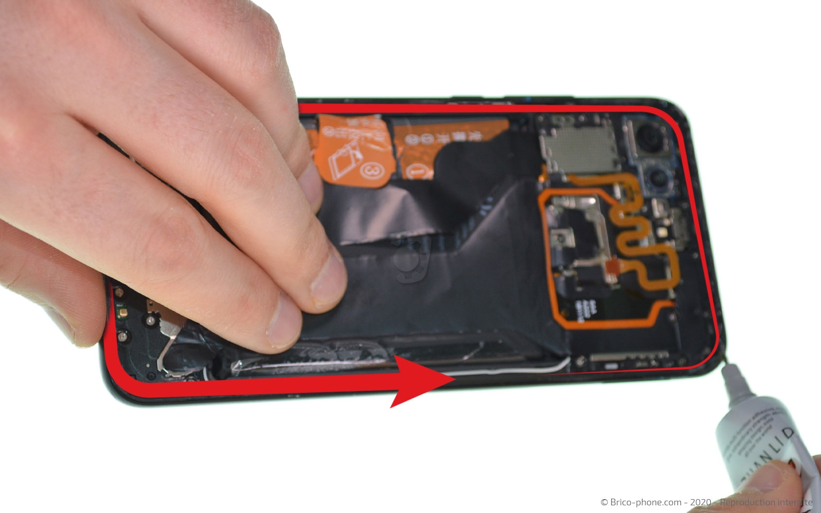 Changement du bloc écran sur Honor View 20 photo 3