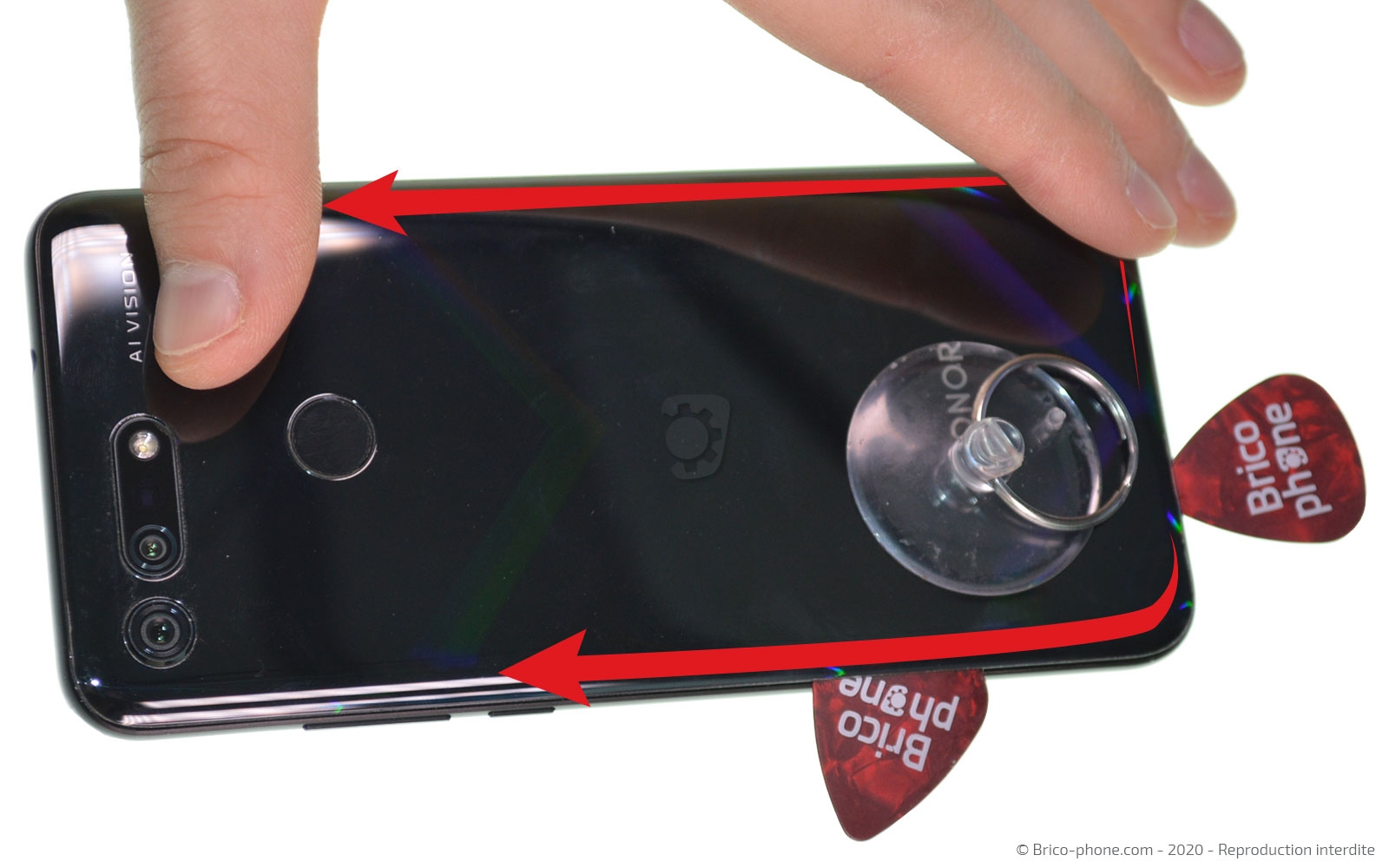 Changement du connecteur de charge sur Honor View 20 photo 3