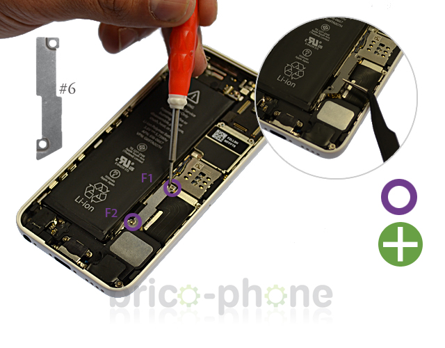 Changement de nappe bouton Power sur iPhone 5C photo 1