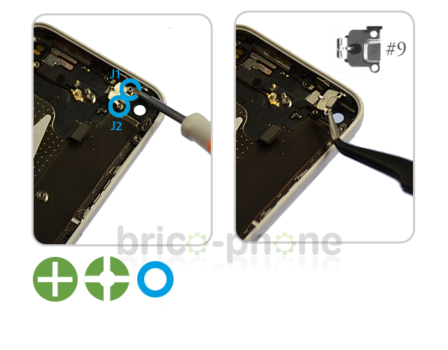 Changement de nappe bouton Power sur iPhone 5C photo 1