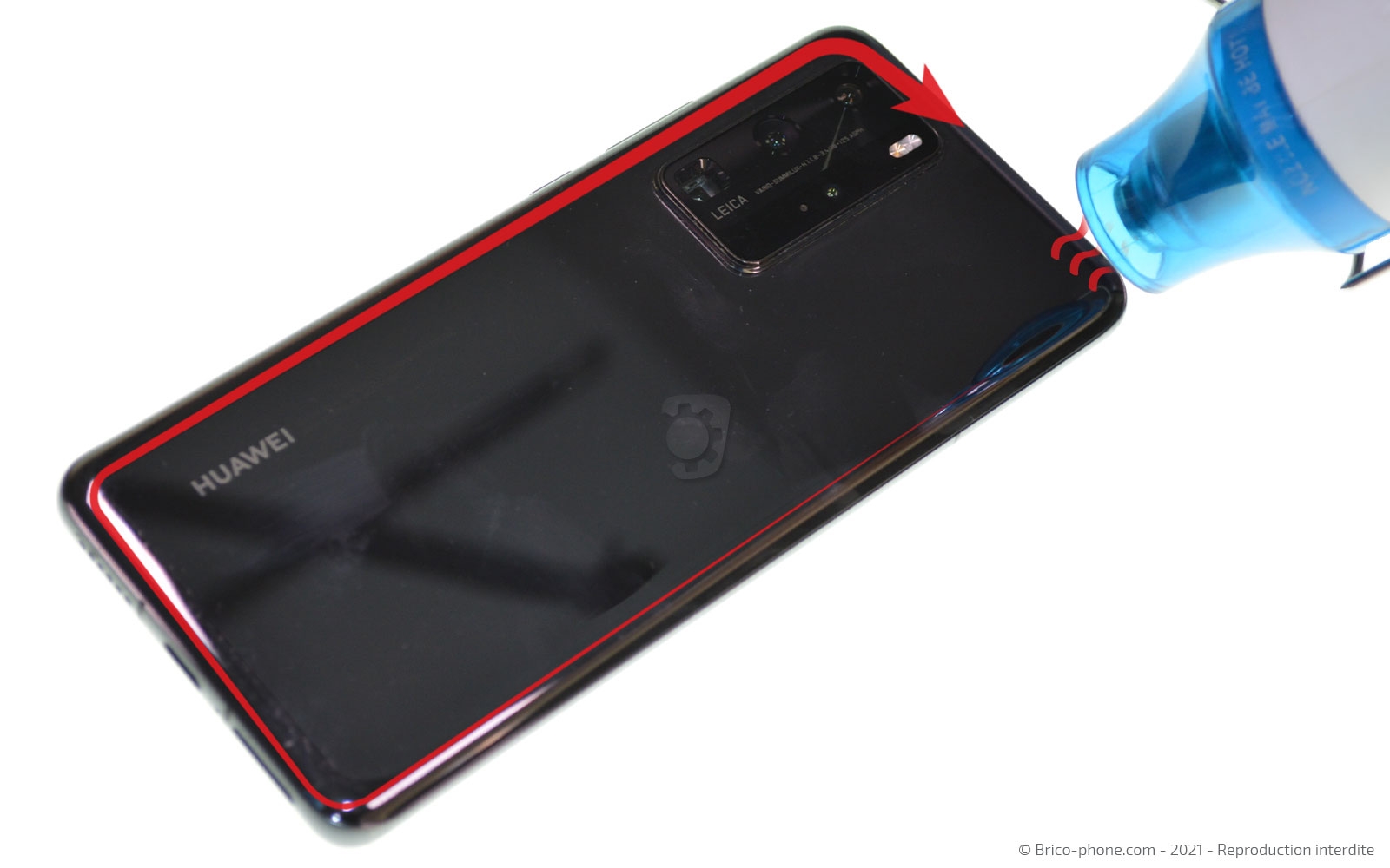 Changement du connecteur de charge sur P40 Pro photo 2