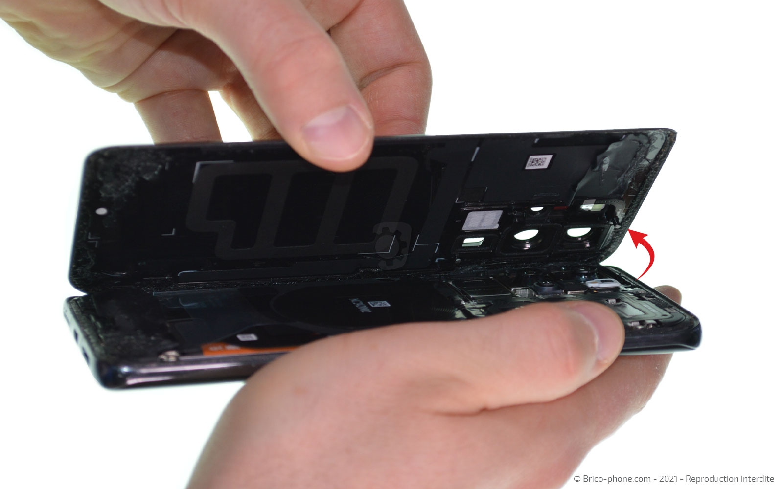 Changement du connecteur de charge sur P40 Pro photo 4