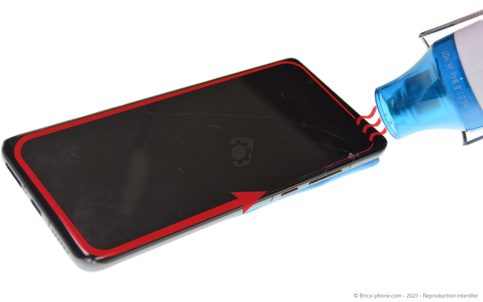 Changement de l'écran seul sur P40 Pro photo 3