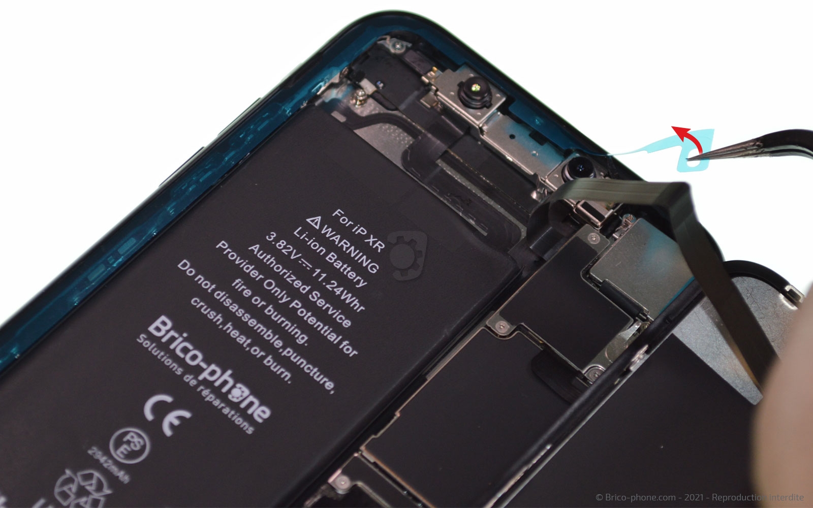 Changement de la coque arrière sur iPhone XR photo 1