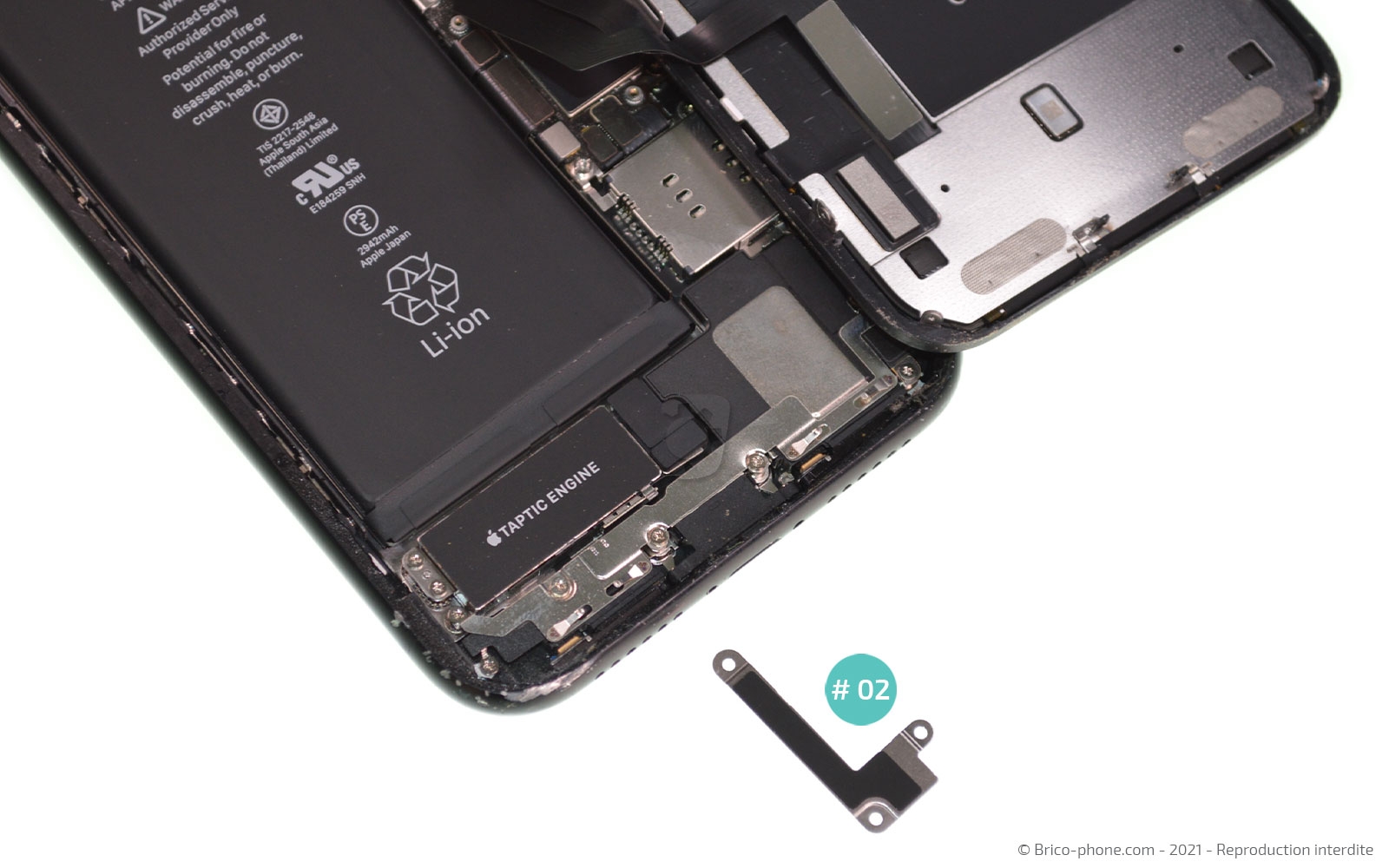 Changement de la coque arrière sur iPhone XR photo 3