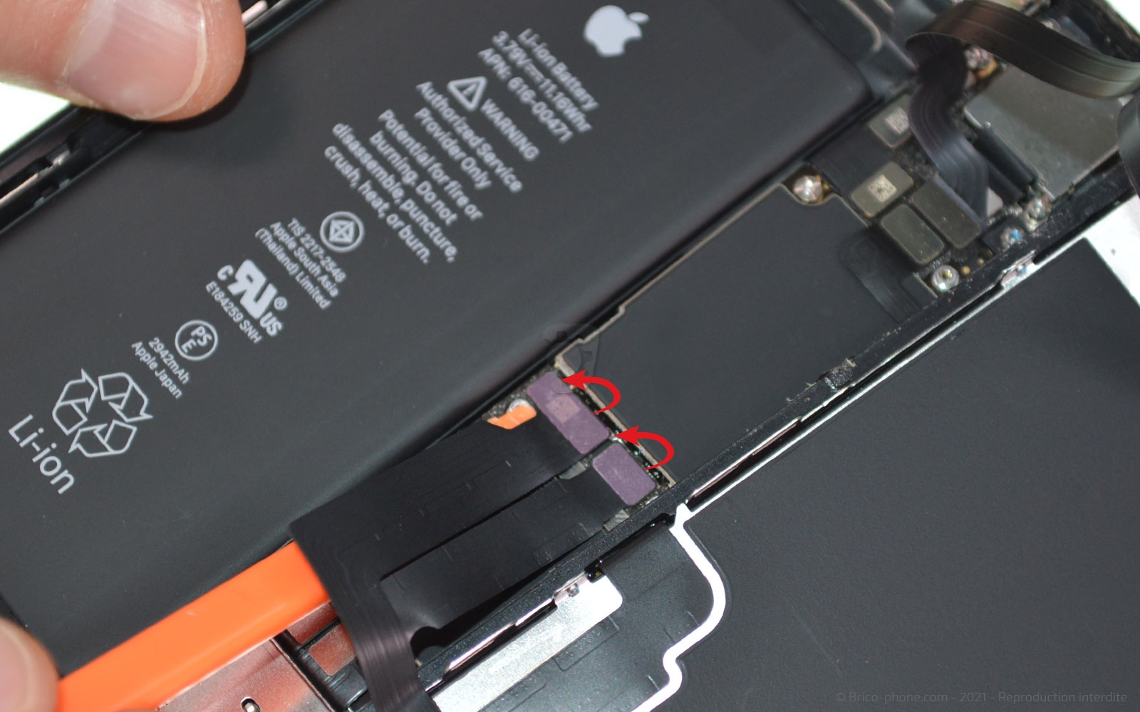 Changement de la coque arrière sur iPhone XR photo 1