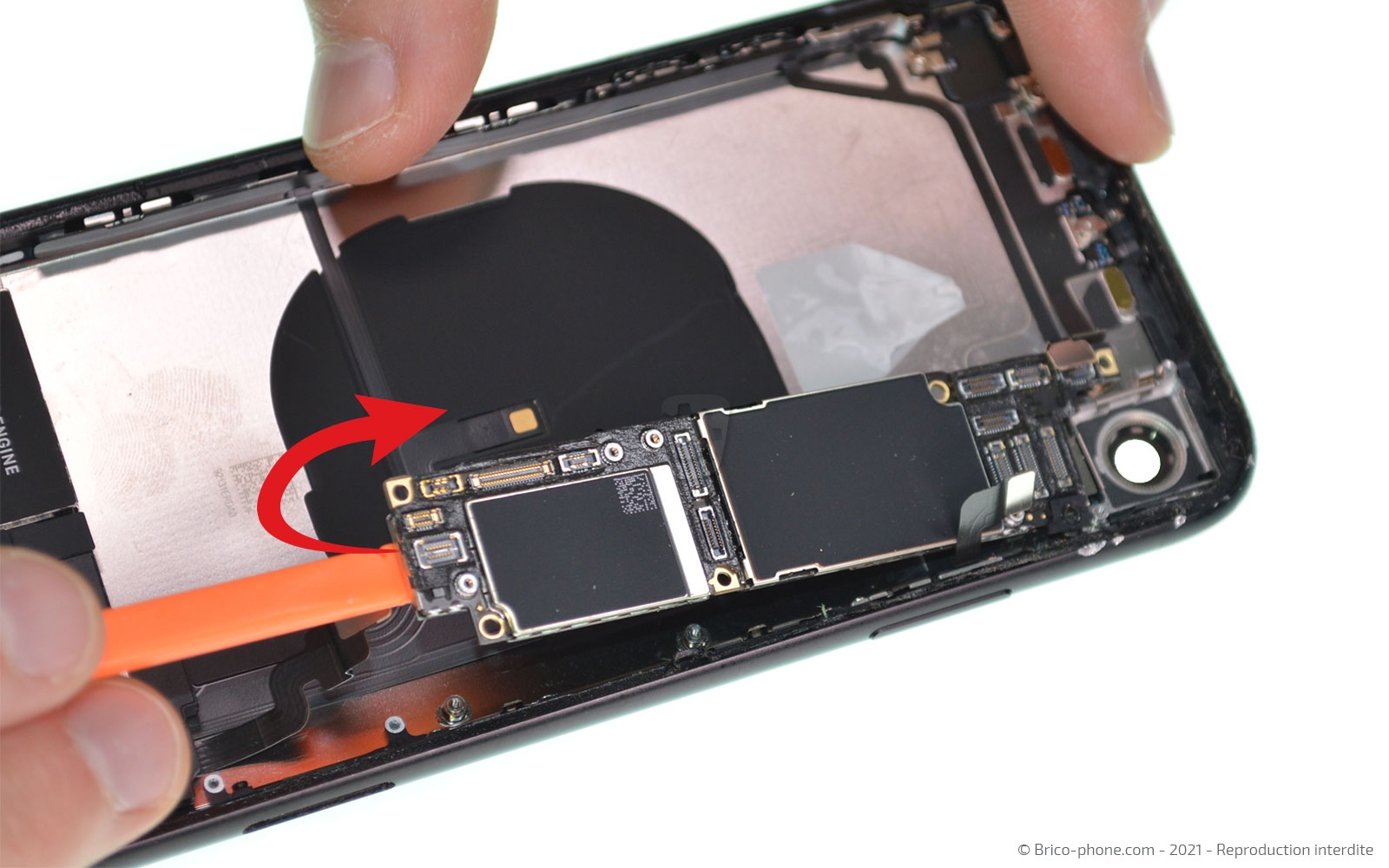 Changement de la coque arrière sur iPhone XR photo 1