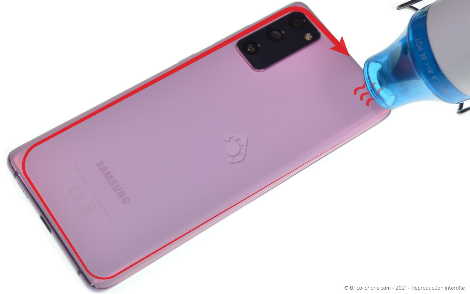 Démontage complet sur Galaxy S20 FE photo 2