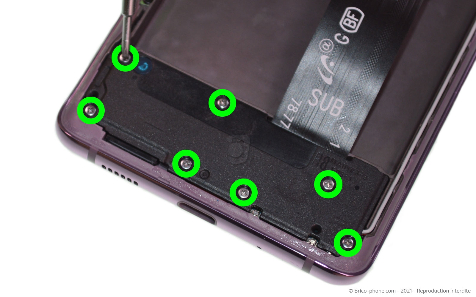 Changement du bloc écran  sur Galaxy S20 FE photo 1