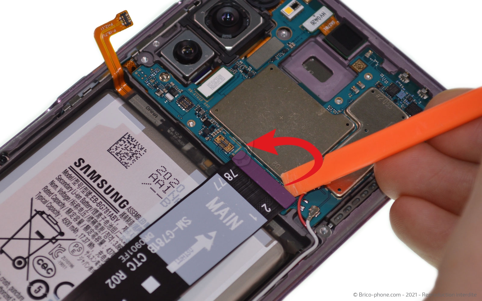 Changement de batterie  sur Galaxy S20 FE photo 1