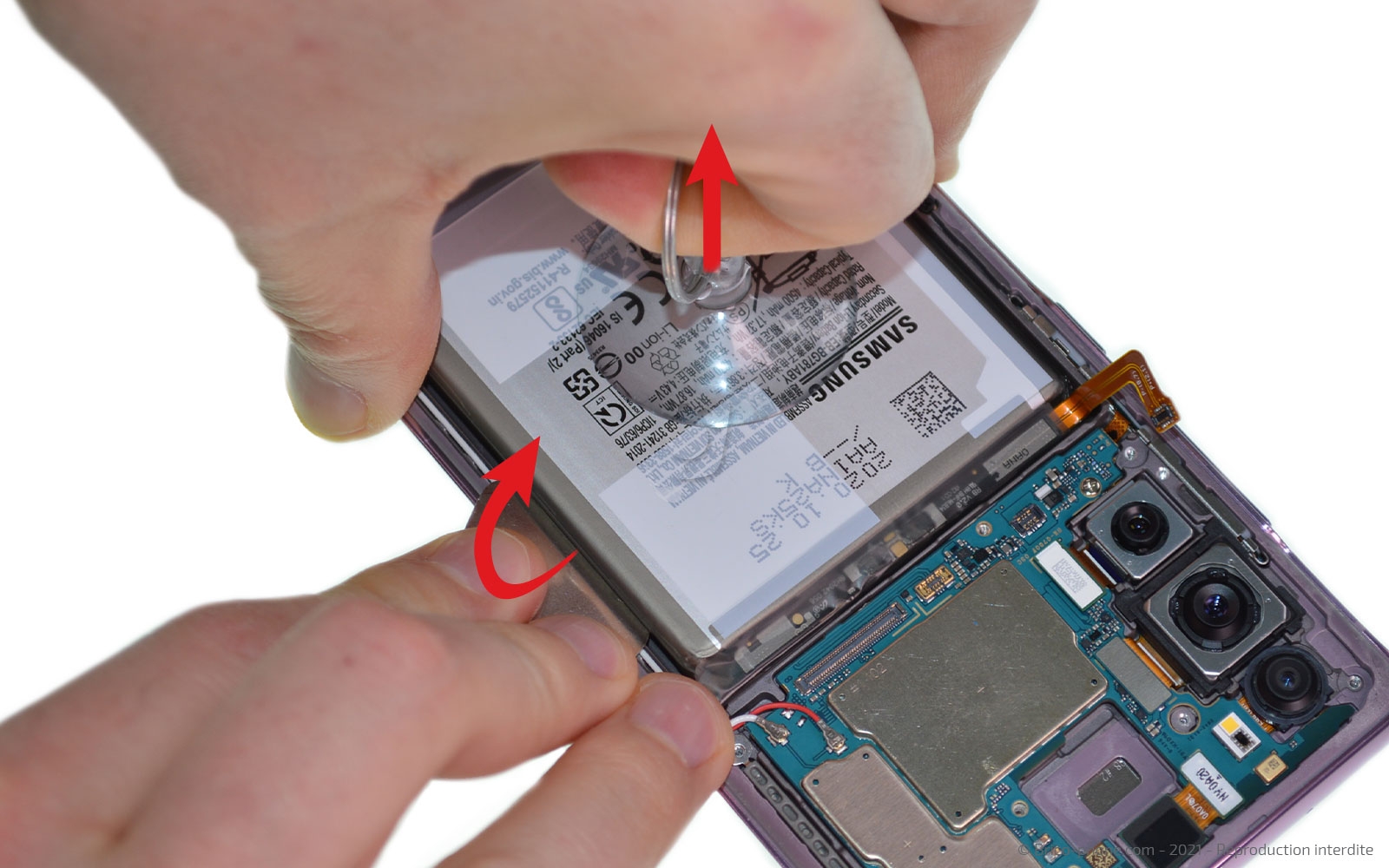 Changement de batterie  sur Galaxy S20 FE photo 1