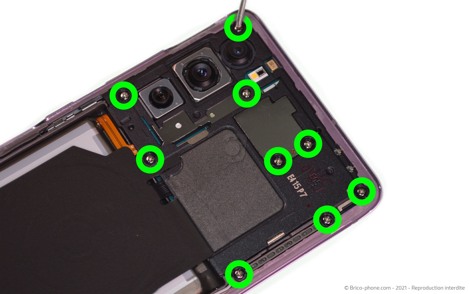 Changement de batterie  sur Galaxy S20 FE photo 1
