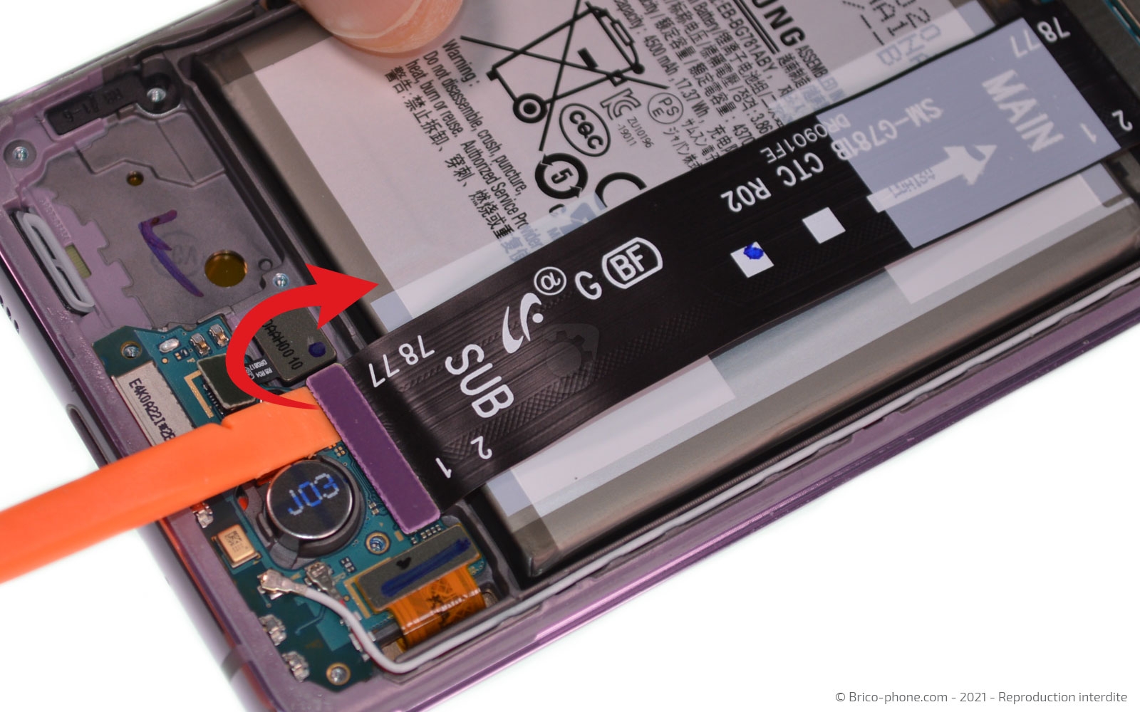 Changement du connecteur de charge sur Galaxy S20 FE photo 2
