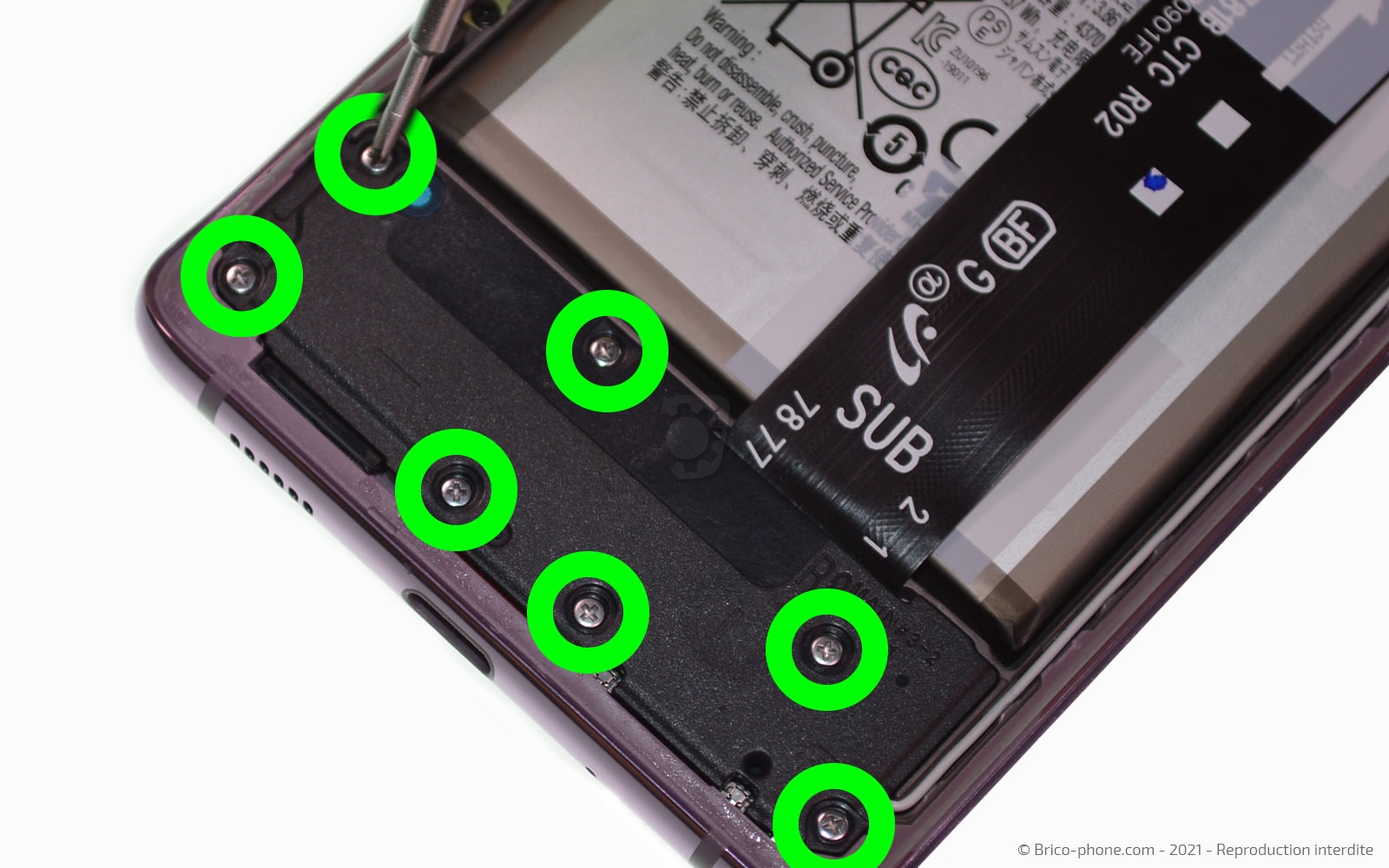 Changement du connecteur de charge sur Galaxy S20 FE photo 1