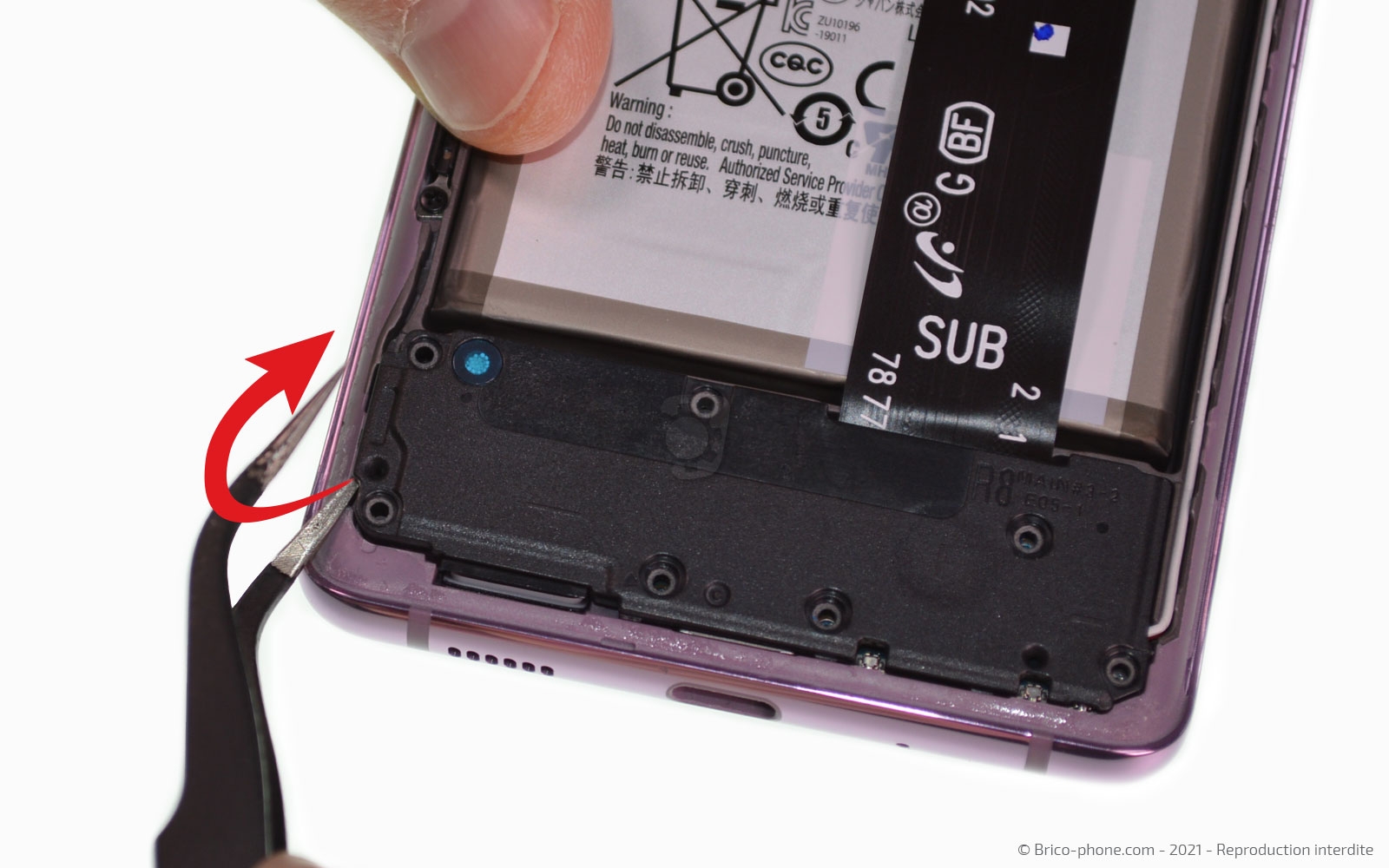 Changement du connecteur de charge sur Galaxy S20 FE photo 2