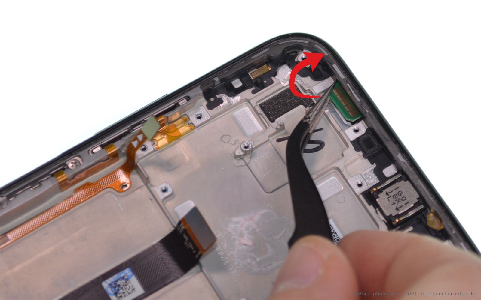 Tiroir Pour Carte SIM Et Nano Memory Huawei P40 Lite - Noir, Avec Outil