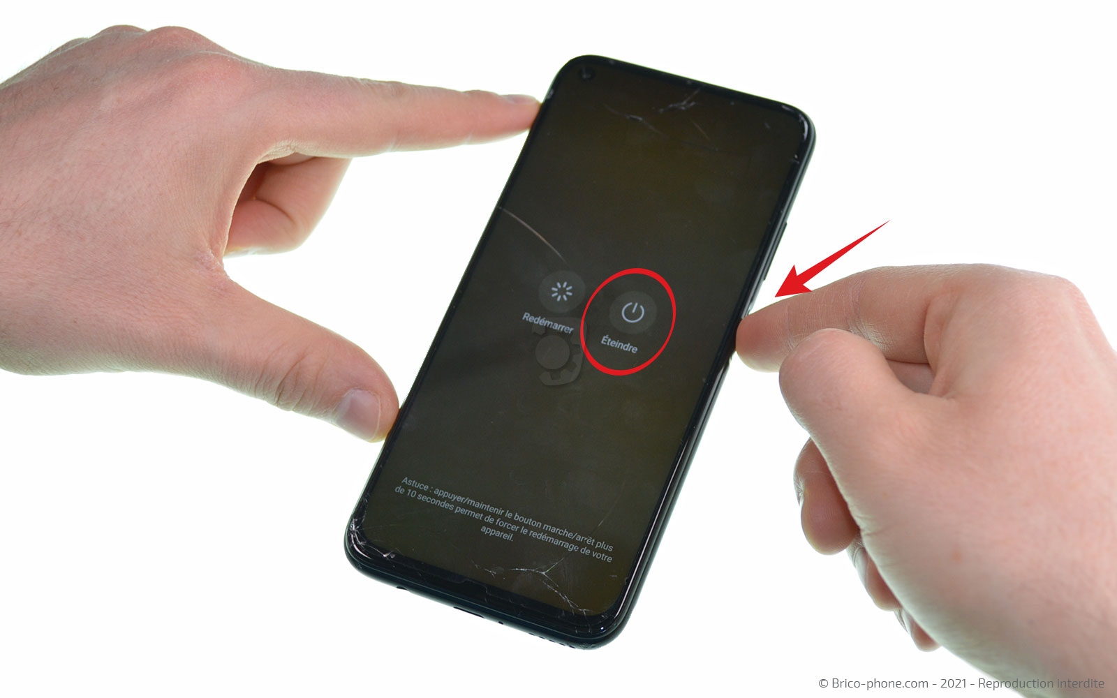 Changement du connecteur de charge sur P40 Lite photo 1