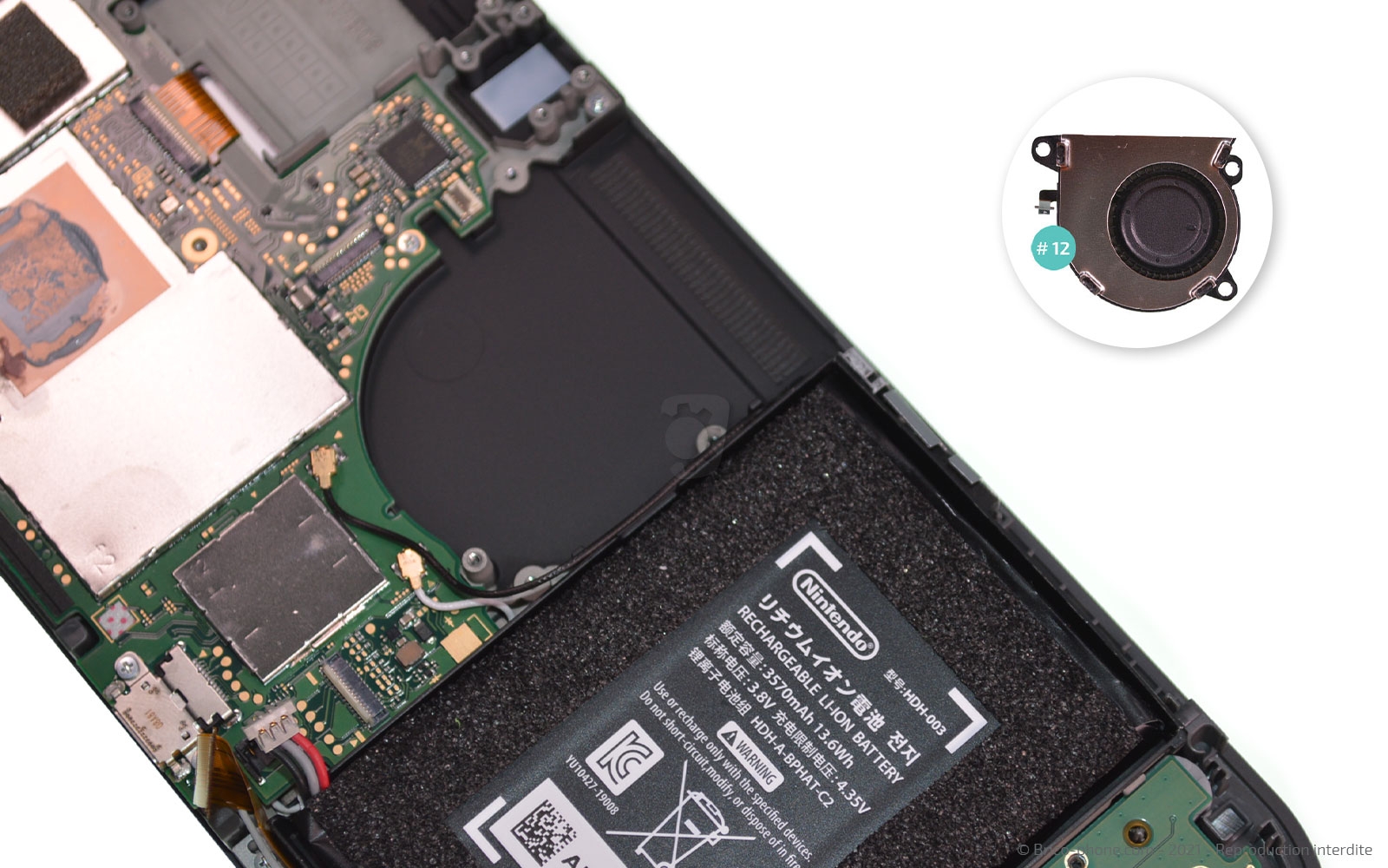 Démontage complet sur Switch Lite photo 4