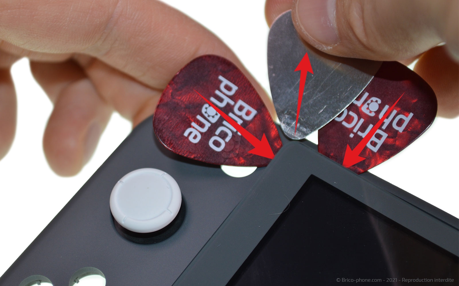 Changement de la vitre tactile ou du LCD  sur Switch Lite photo 2