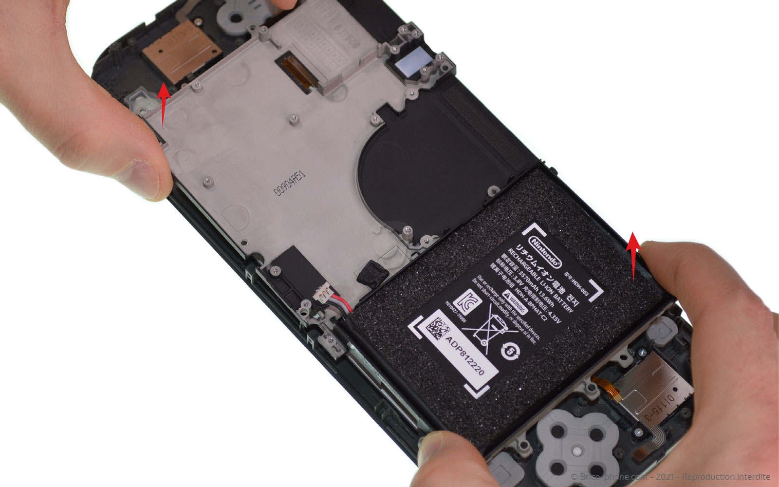 Changement de la vitre tactile ou du LCD  sur Switch Lite photo 2