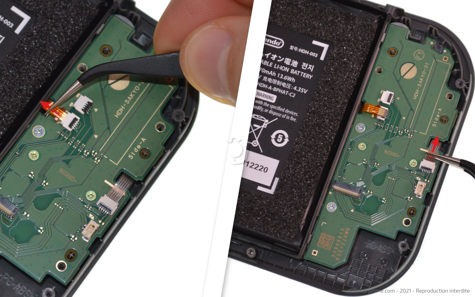 Changement de la vitre tactile ou du LCD  sur Switch Lite photo 3