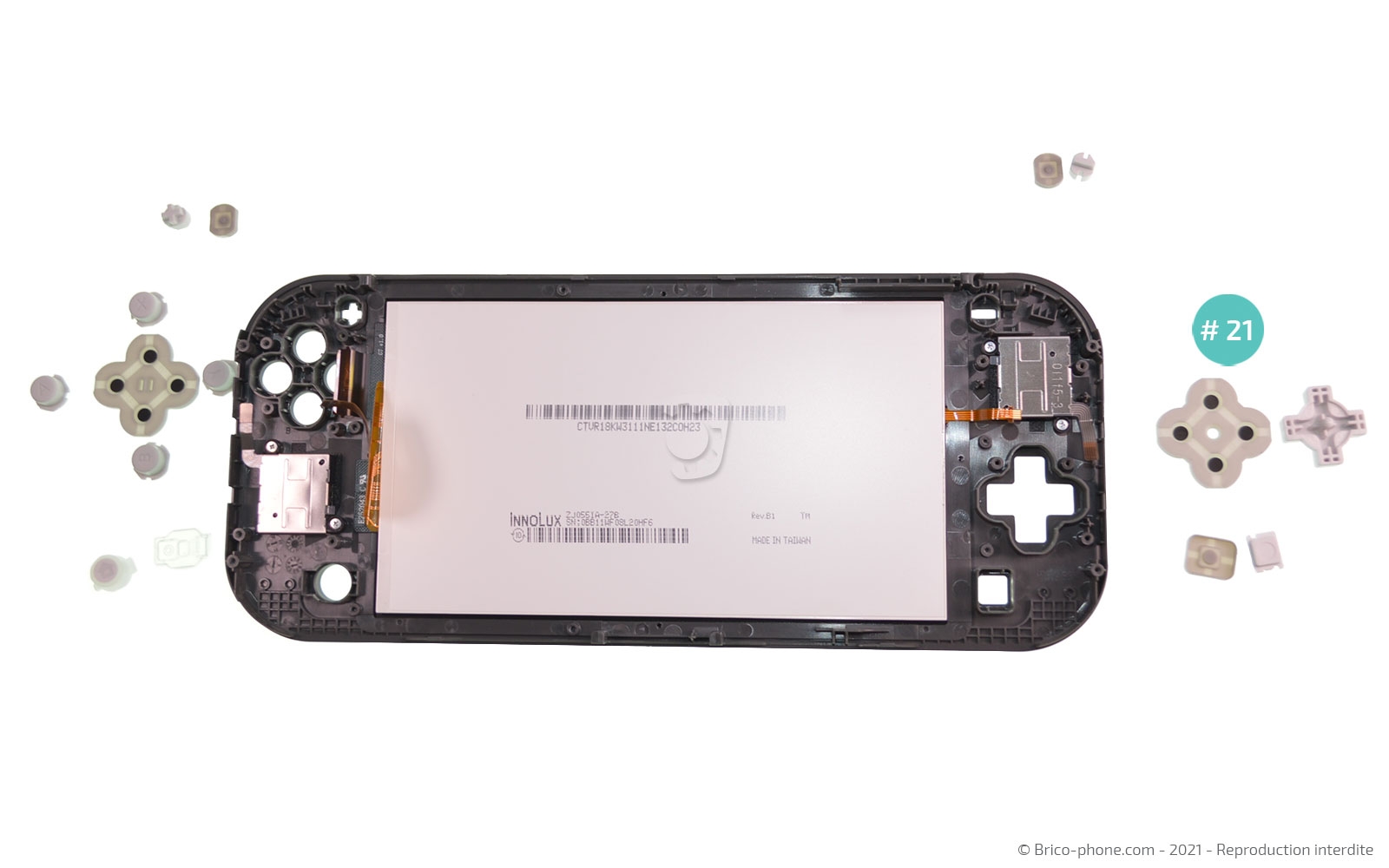 Changement de la vitre tactile ou du LCD  sur Switch Lite photo 3