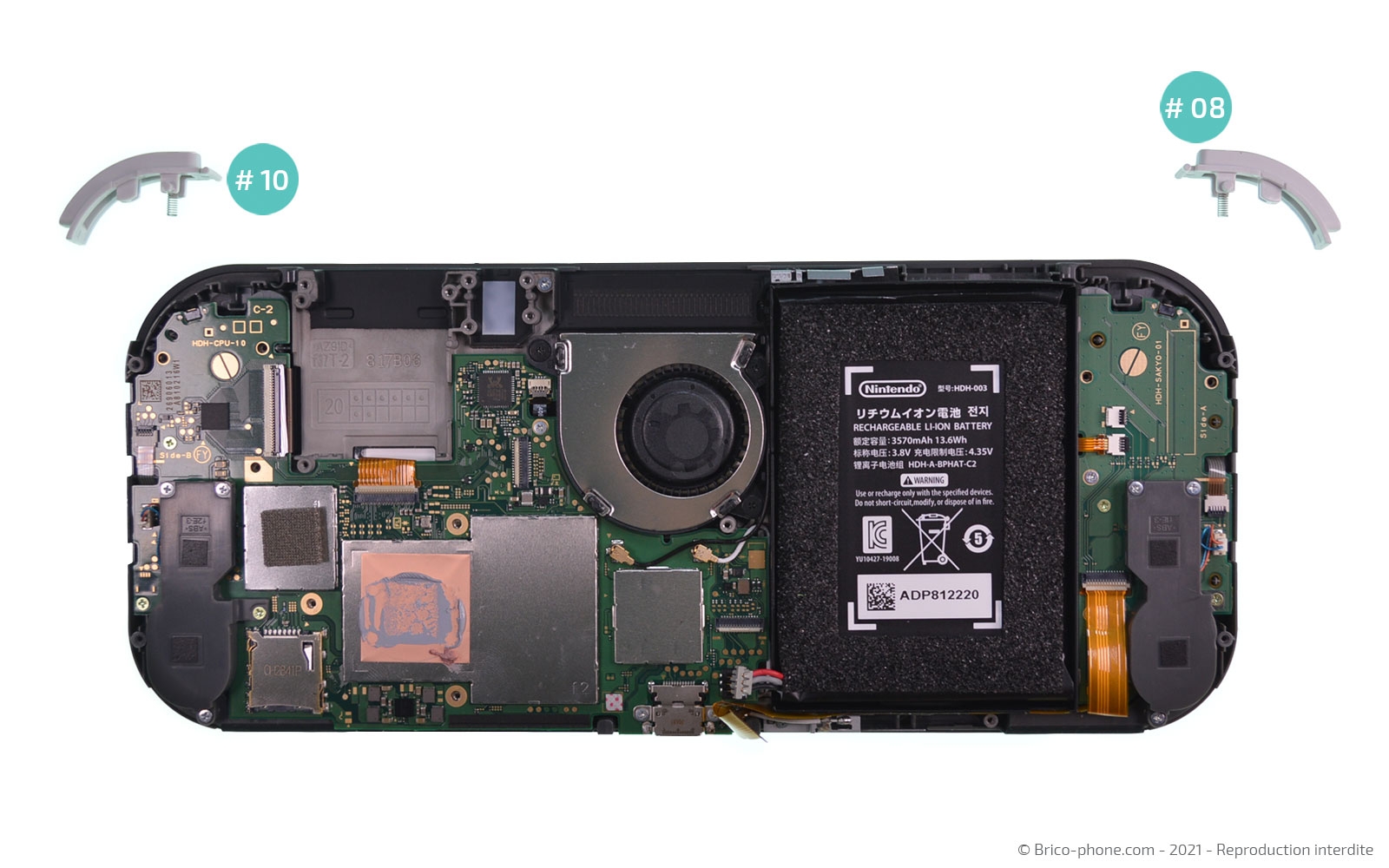 Changement de la vitre tactile ou du LCD  sur Switch Lite photo 4