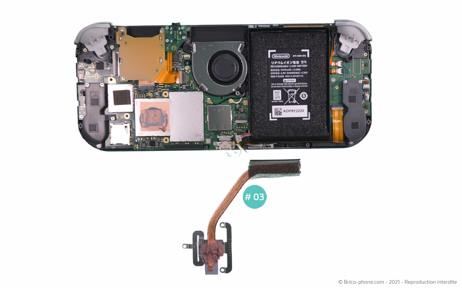 Changement de la vitre tactile ou du LCD  sur Switch Lite photo 4