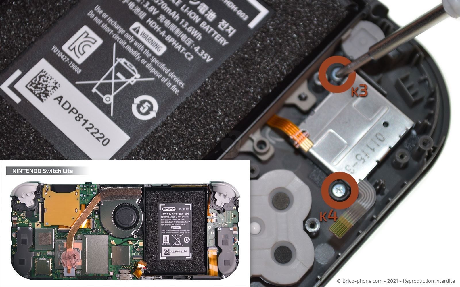 Changement d'un joystick sur Switch Lite photo 1