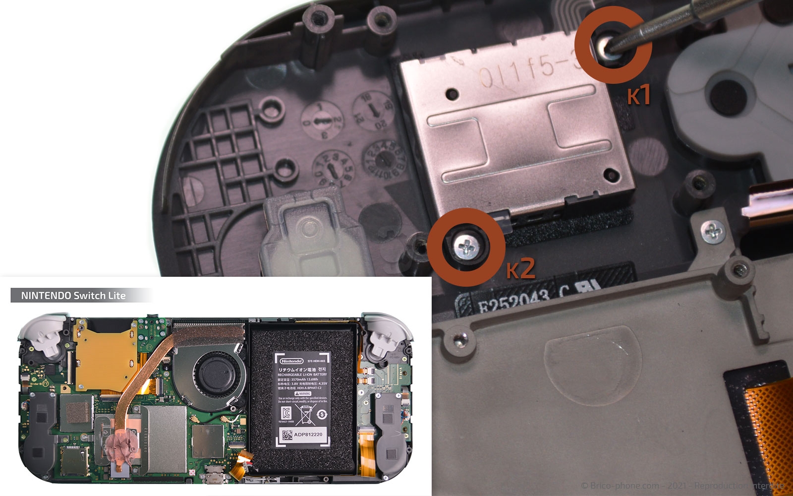 Changement d'un joystick sur Switch Lite photo 1