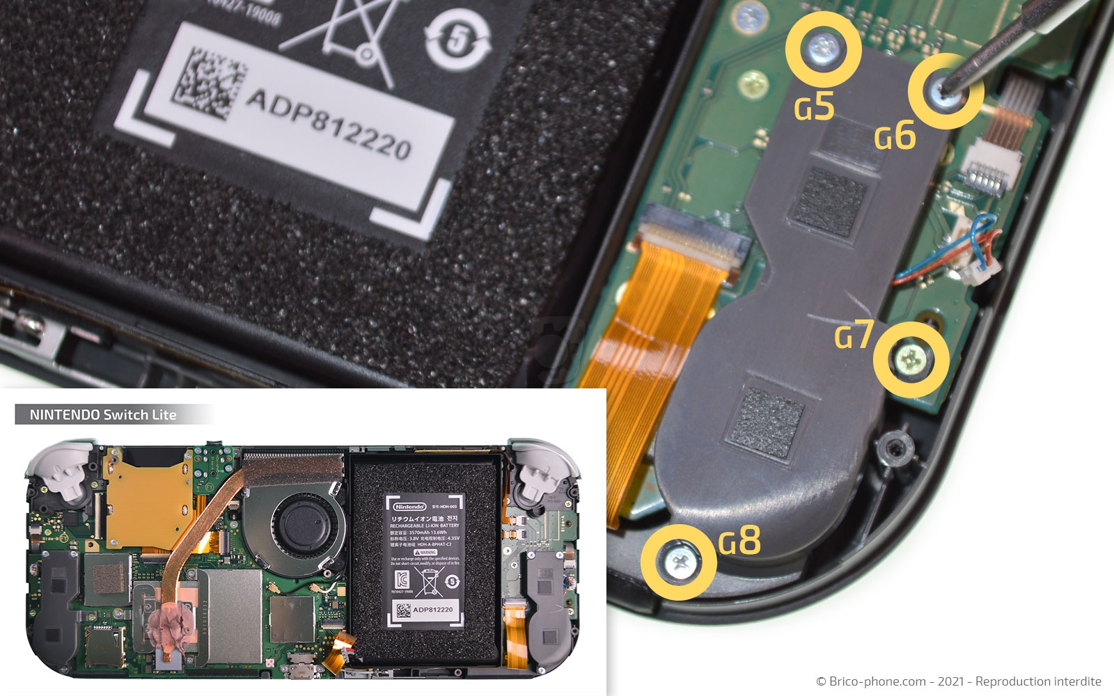 Changement d'un joystick sur Switch Lite photo 2