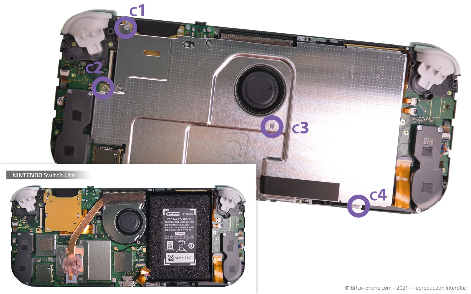 Changement d'un joystick sur Switch Lite photo 1